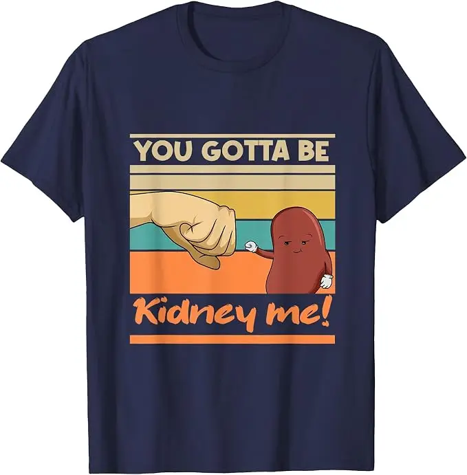Kidney Funny Pun for A Kidney Donor T-Shirt Y2k Organ Donation Funny Pun Kindess Art Aesthetic Saying Tee Personality Cotton Top