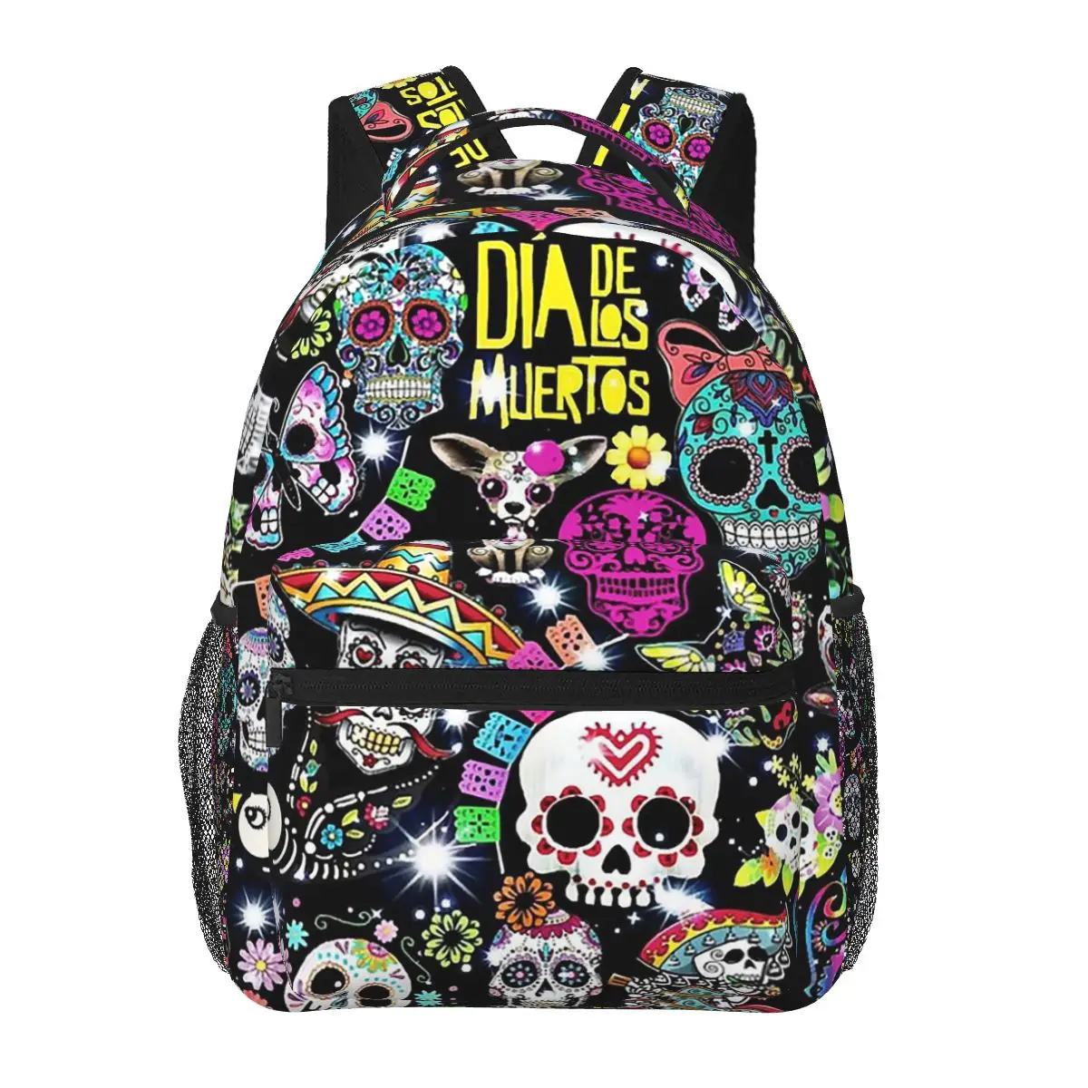 

Day Of The Dead Backpacks Boys Girls Bookbag Children School Bags Cartoon Kids Rucksack Shoulder Bag Large Capacity