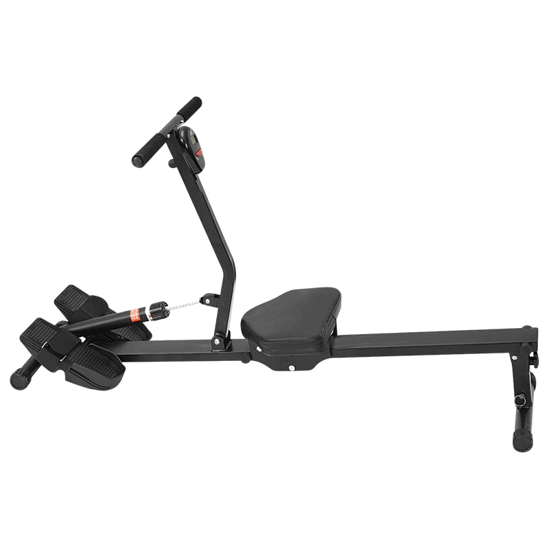 Home Use Sports Fitness Equipment Foldable Rowing Machine Indoor Hydraulic Cylinder Rowing Machine