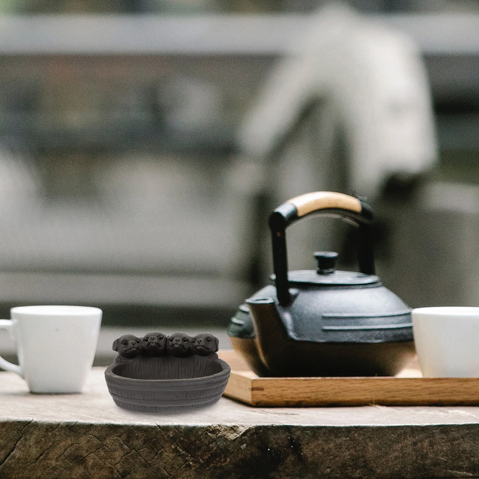 

Cartoon Handmade Tea Pet Flower Pot Ornament Home Decoration Desktop Hydroponic Plant Holder Adorable Mini Planter