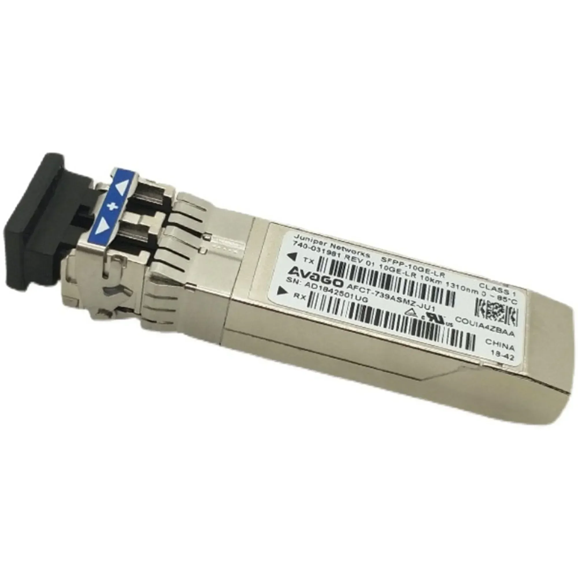 

Original New Juniper SFP 10g lr AFCT-739ASMZ-JU1 740-031981 SFPP-10GE-LR 1310NM 10km fiber switch/fiber module adapter