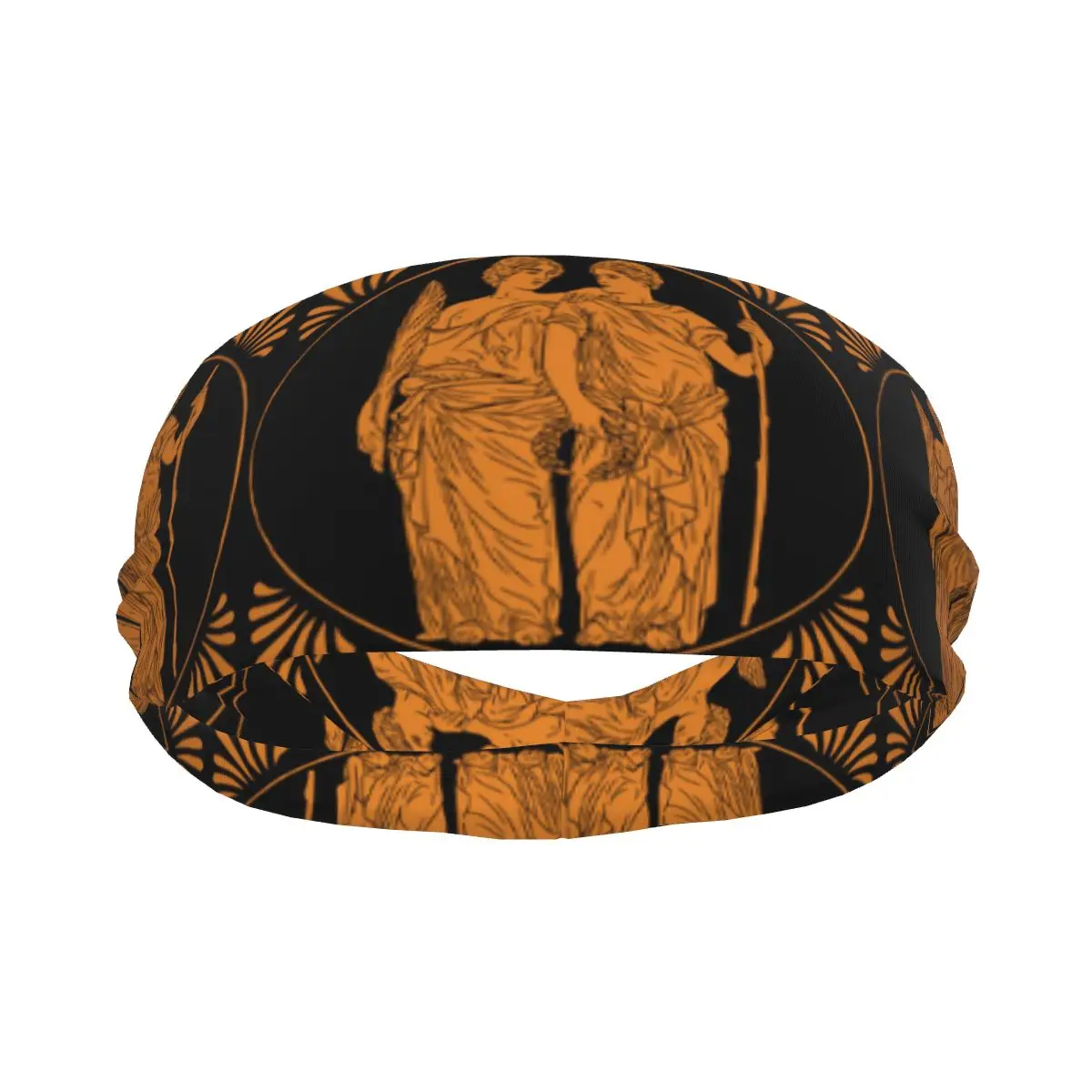

Sports Headband Ancient Greek Man In Tunic Stands Laurel Wreath Running Fitness Sweatband Absorbent Cycling Jog Hair Bandage