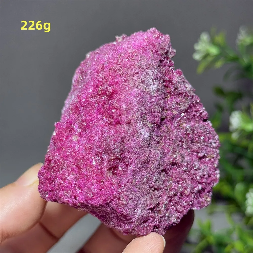 Natural Red Corundum Ruby Rough Mineral Specimen Energy Meditation Healing Prayer Home Office Feng Shui Ornaments Gifts - view 3