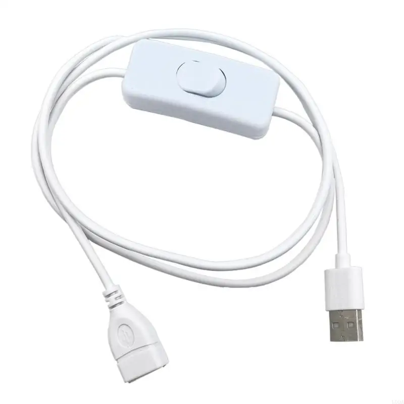  Short 4 Inch USB Power Cord with On Off Switches Plate Metal Conductors Usb Control Cable for Home Electronics
