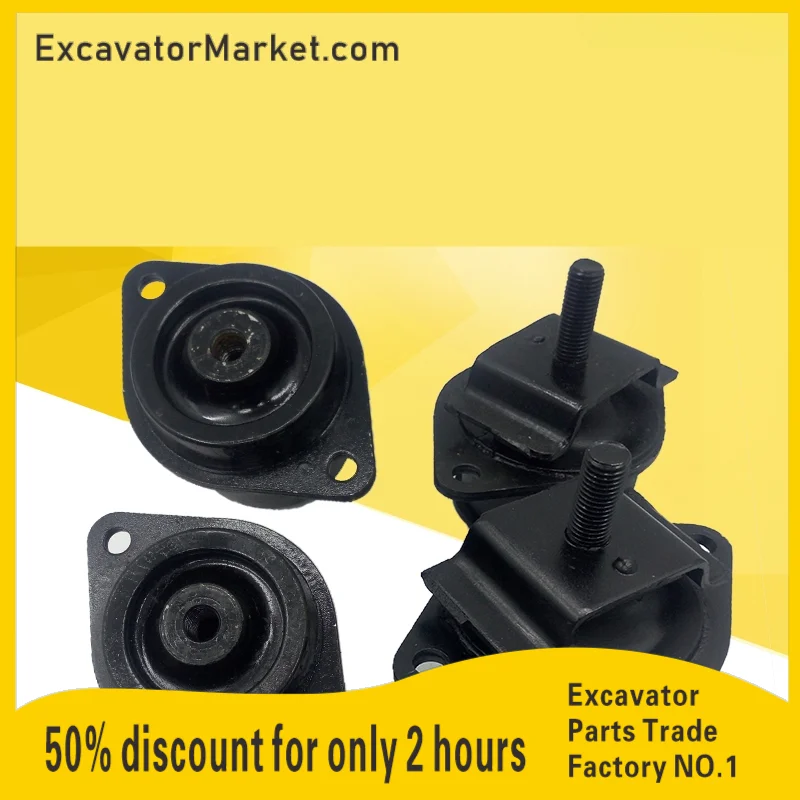 

For HITACHI ZX ZAX60/70/120/200/240-3-5/6 Excavator cab shock-absorbing rubber shock-absorbing pad excavator accessories