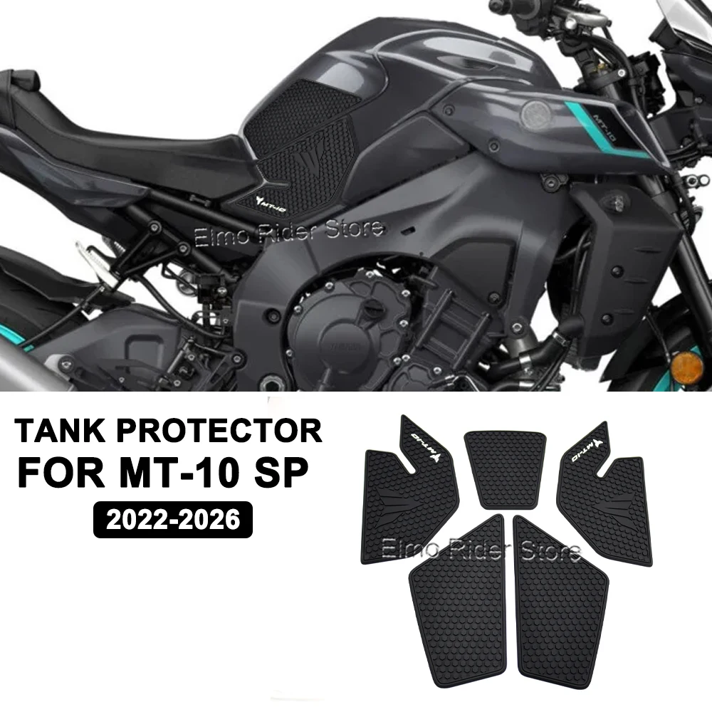 

For MT10 MT-10 SP 2026 2025 to 2022 Motorcycle Accessories Rubber Fuel Tank Stickers Kits Protection Thicken Stickers NEW