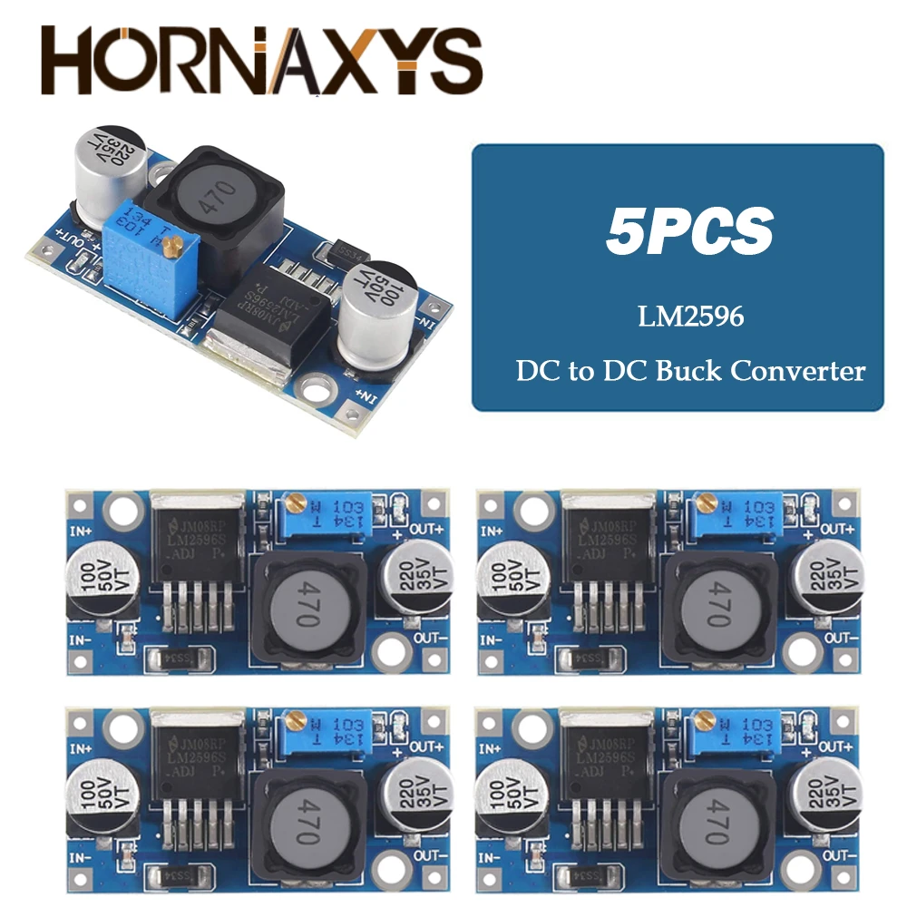 1/5/10pcs LM2596 DC to DC Buck Converter 3.0-40V to 1.5-35V Power Supply Step Down Module