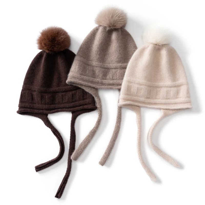 

KOIJINSKY Women's Autumn/Winter 100% Cashmere Knitted Hat