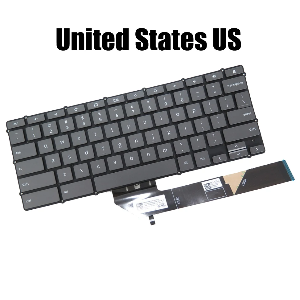 

Клавиатура с подсветкой для ноутбука Lenovo Ideapad IP Slim 3 Chrome 14M868 82XJ, США, новая