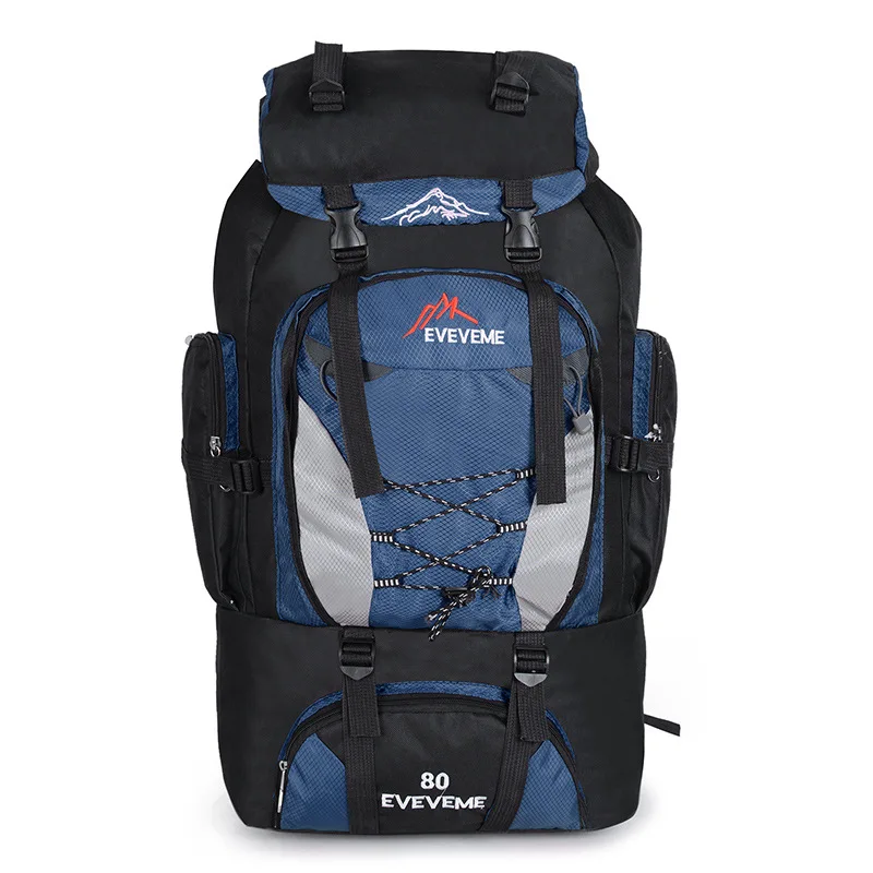 Men\'s 80L Large Hiking Mountaineering Backpack Climbing Hiking Backpack Camping Backpack Sport Outdoor Rucksack Bag