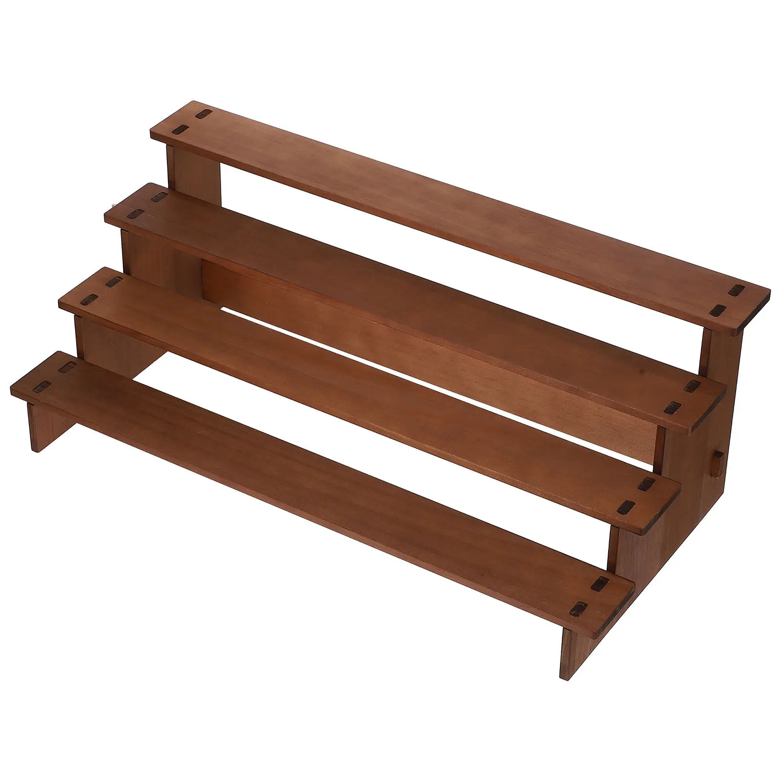 

Solid Wood Vintage Jewelry Display Stand Tiered Bracelet Rack for Hand Ornaments Necklace Holder Earring Organizer Tabletop