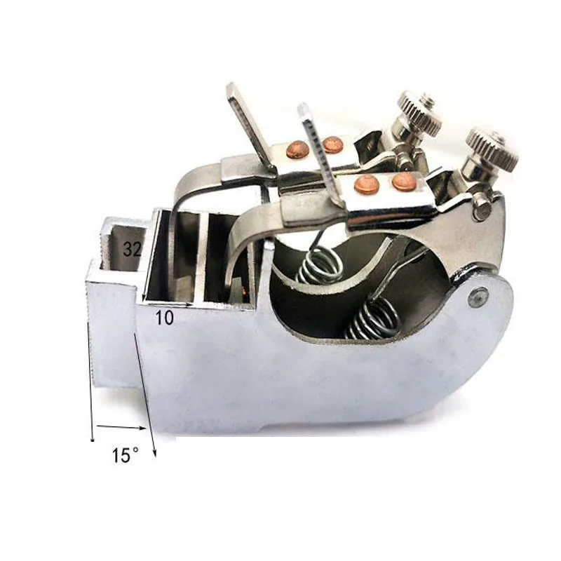 

2 * 12.5/16/20 * 32mm Carbon Brush Holder DC Motor Double-Box Copper For Siemens JP1 motor DC