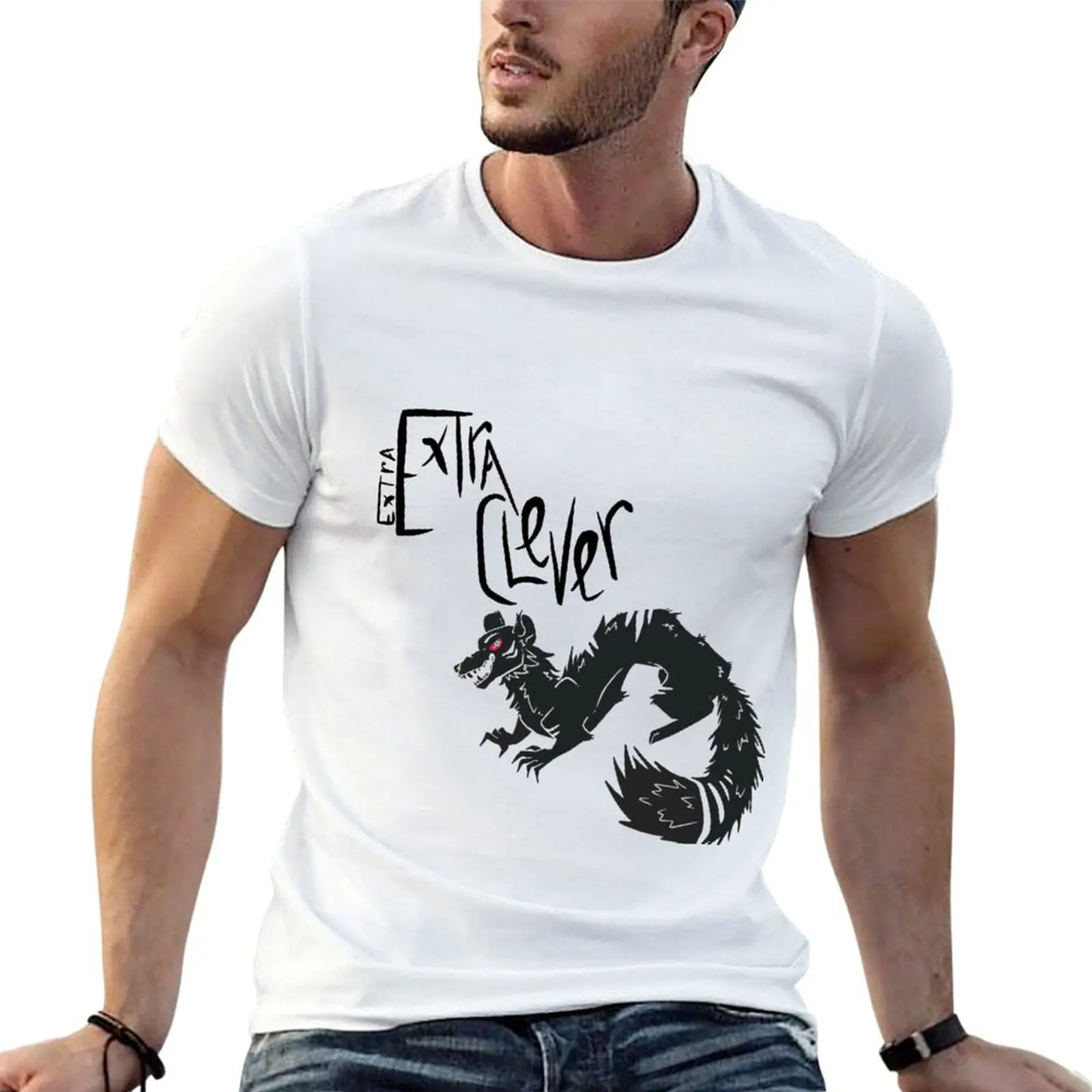 

Gef, the Extra Extra Clever Mongoose T-Shirt cotton tshirt 100% t shirt man plain T-Shirt