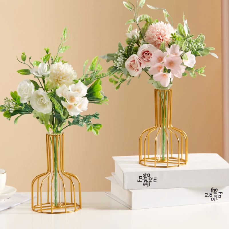 Creative Simple and Light Luxury Small Hydroponic Vase Ornaments