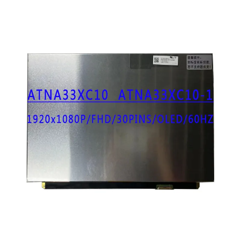 

ATNA33XC10 ATNA33XC10-0 13.3 inch 1920X1080 IPS FHD 30PINS EDP 60Hz OLED LCD Screen For Samsung Galaxy Book2 Pro 13 NP930XED