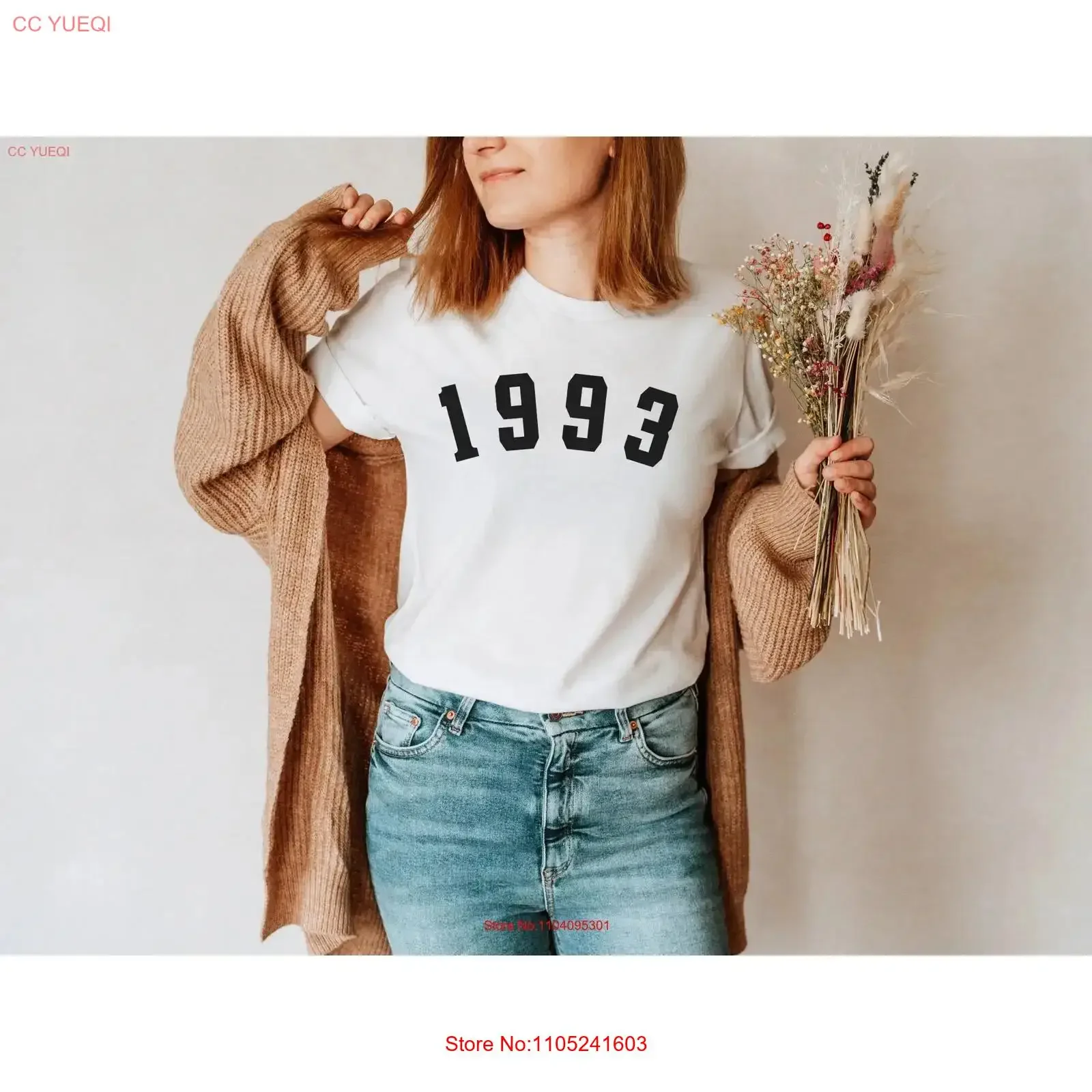 1993 30th Birthday T Shirt Vintage Year Hello 30 Born In thirty vintage Washed designer clothes Top For Everyday Wear Unisex