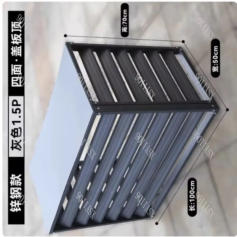 Durable Aluminum Alloy AC Outdoor Unit Cover Rain Protector for Climate Control Systems