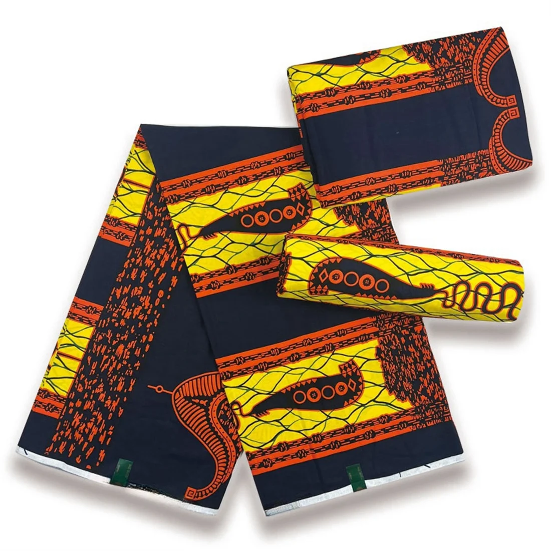 Hot Popular African Real Wax Print Fabric 100% Cotton Ghana Nigeria Style High Quality Ankara Tissu  Wax Pagne For Dress