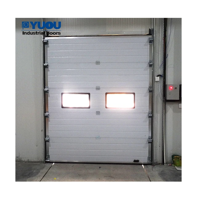 

Industrial Sectional Door Automatic Warehouse Sandwich Panels Galvanized Steel Industrial 40mm Thickness Garage Sectional Doors