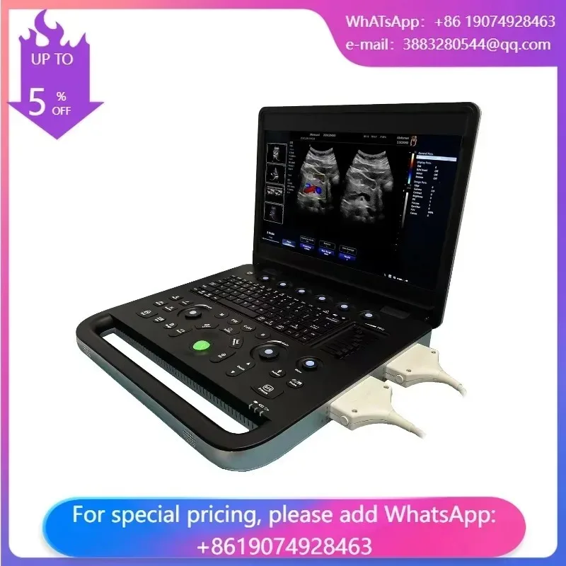Veterinary Ultrasound Scanner 15.6 Inch Color Doppler 4D Ultrasound Machine Echograph Ultrasound System Price