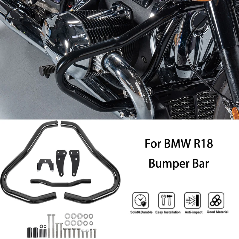 

MTKRACING For BMW R18 2020-2024 Motorcycle bumper protection engine cover collision bar body frame protector accessories