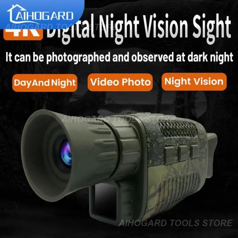 

Night Vision Monocular Infrared Night Vision Camera 9 Languages 5X Digital Zoom 200M Full Dark Viewing Distance for Hunt