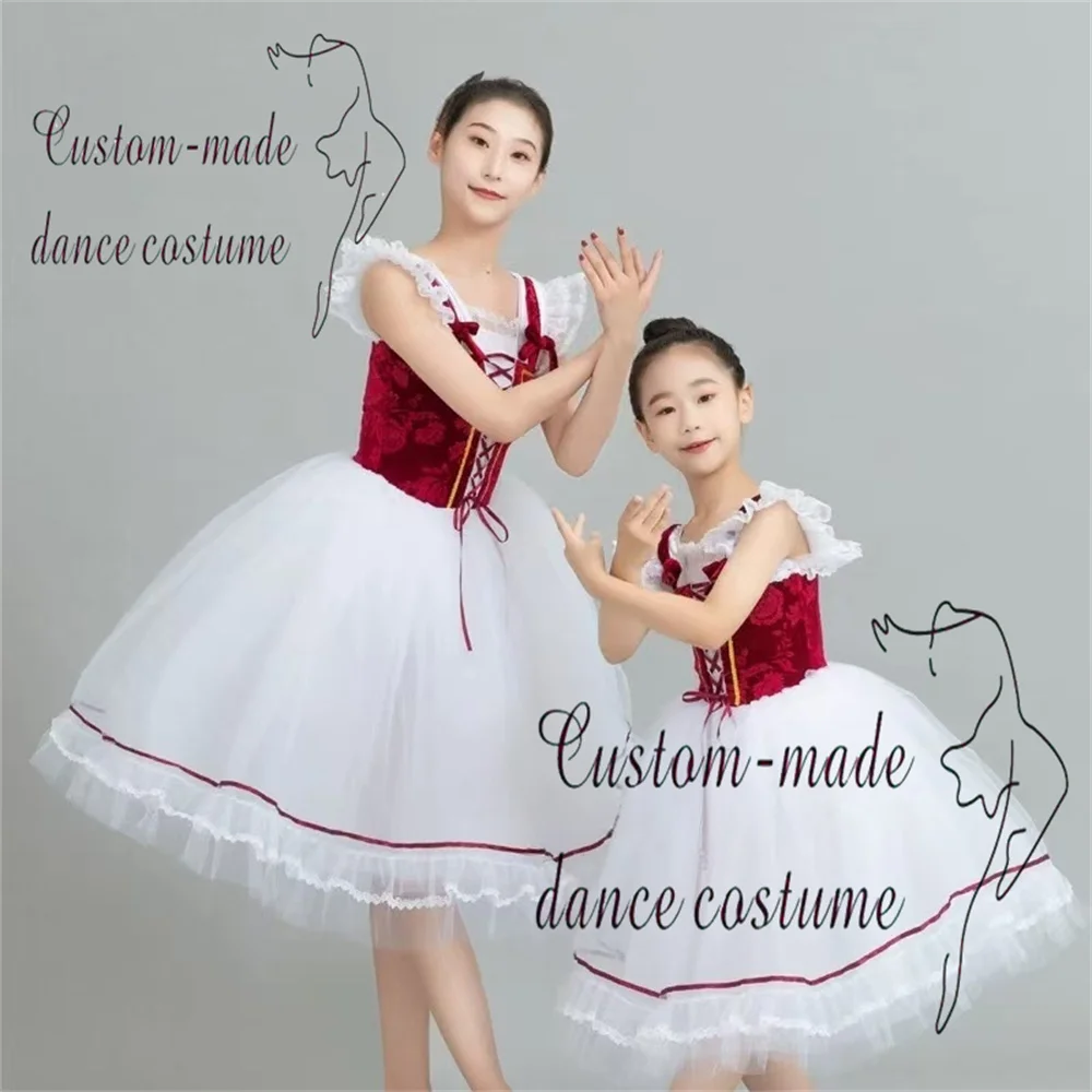 

Лебединое озеро, балетная юбка танцевального вариации для трех человек, зелено-желтая итальянская танцевальная юбка с характером Наполи, длинная газовая юбка