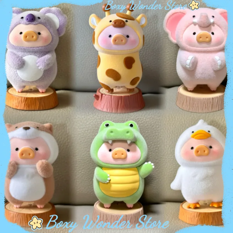 

Authentic Lulu The Piggy Animal Party Series Figurine Blind Box Cute Ornaments Surprise Mystery Box Girl'S Gift Kawaii