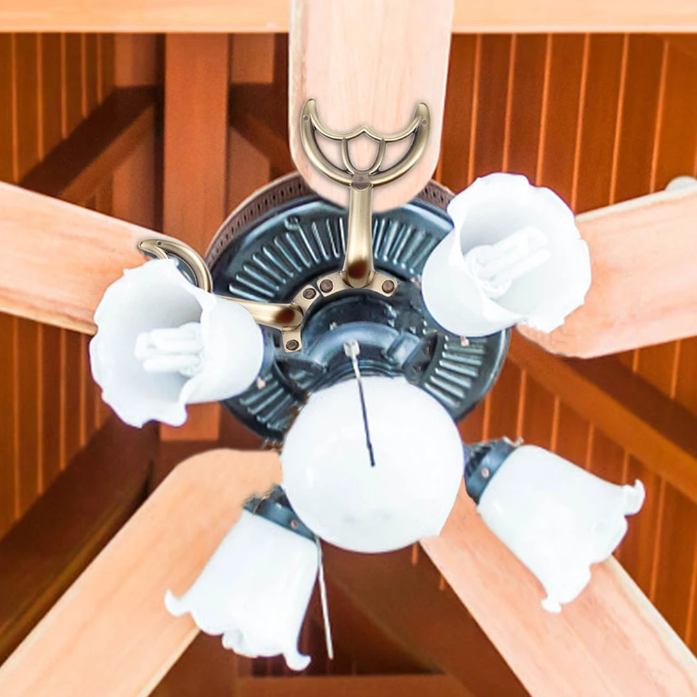 

2Pcs Fan Blade Support Rod Ceiling Fan Blade Arms Replacement Zinc Alloy Easy Installation Repair Supplies