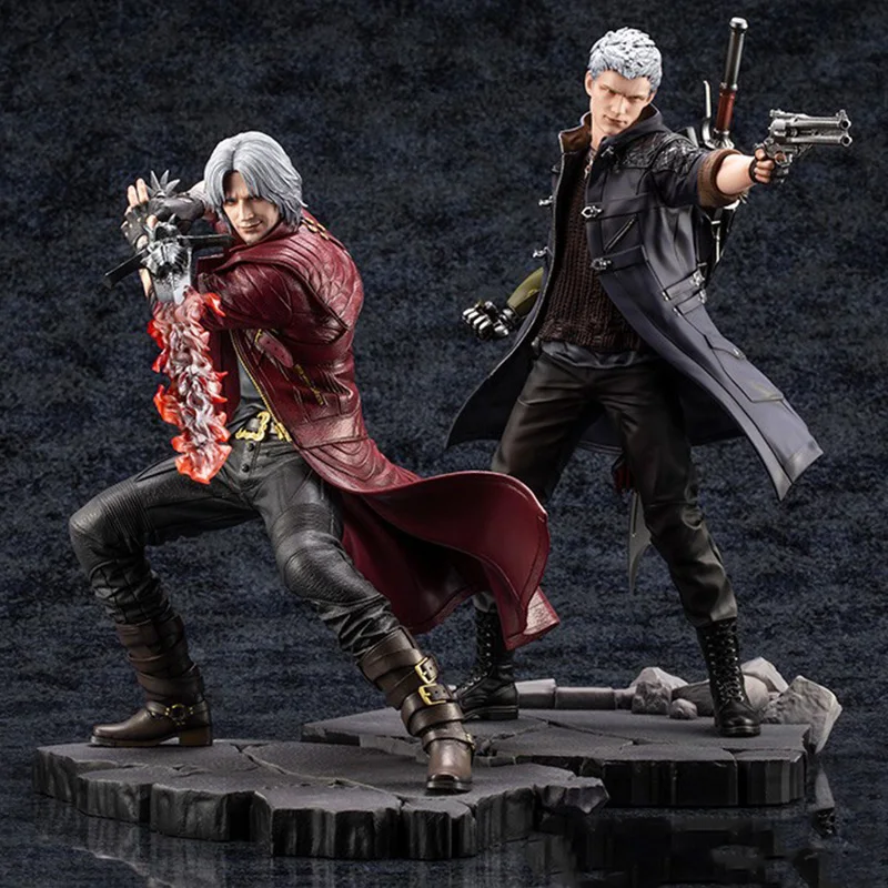 

Devil May Cry 5 Handmade Artfx J Dante Nero Stock Case Decoration Collectible Birthday Gift Desktop Decoration Cartoon Anime