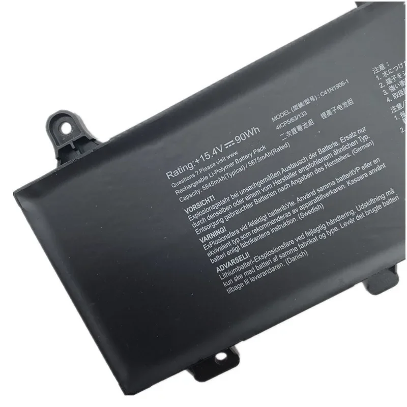 C41N1906 C41N1906-1 Laptop Battery for ASUS GX550LWS GX550LXS FA506QR FA506QM FA706IH FA706QR FX506HC FX506HM FX706H