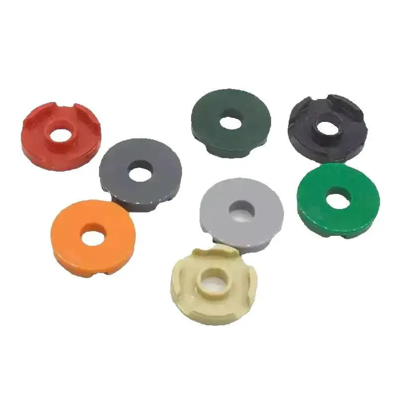 100Pcs 15535 Concave Circular Plate Round 2 X 2 Hole Block Moc Compatible With Brick DIY Children Toy