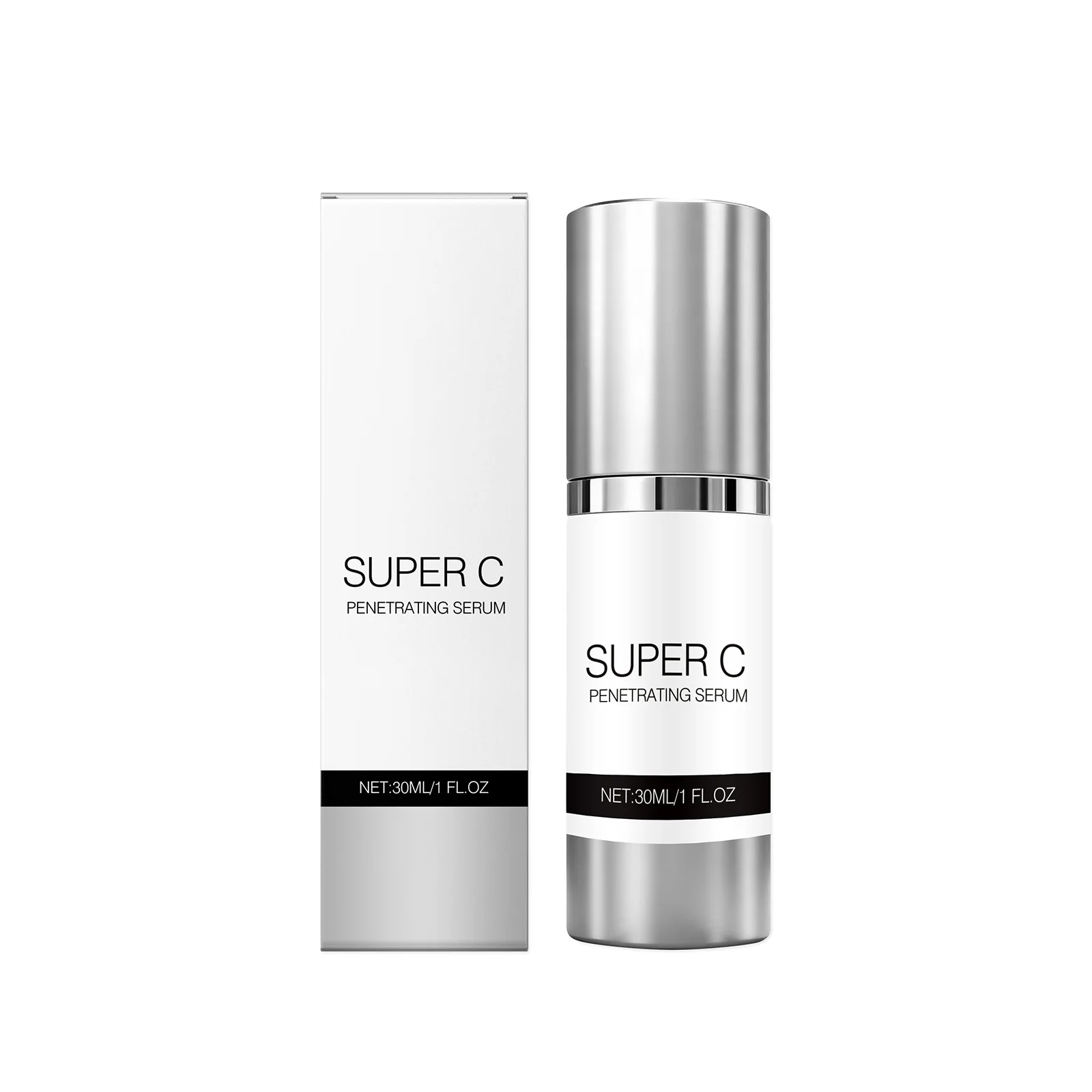 Vitamin C Facial Essence Light Texture Easy Absorption Nourish Skin Improve Dull Complexion Support Gentle Skin Firming 30ml