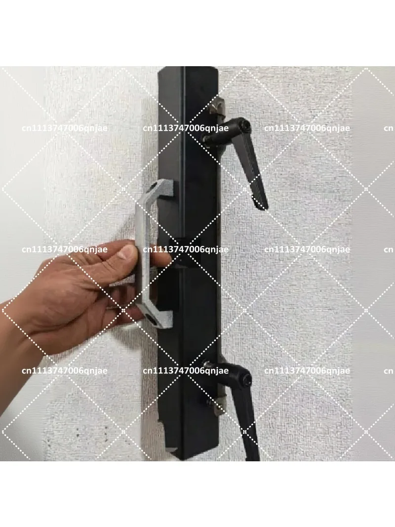 

Magnetic Elevator Rail Docking Tool, Rail Connection Device for Installation and Calibration, Black