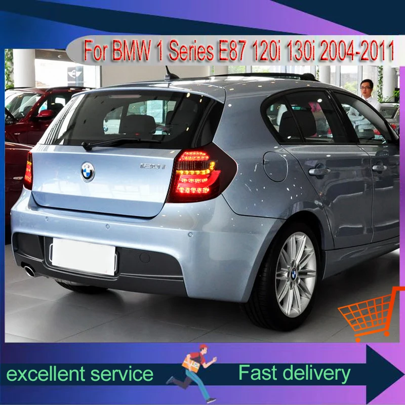 

Car Supplies Tail Lamp For BMW 1 Series E87 120i 130i 2004-2011 Rear DRL LED Taillights Auto Daytime Running lights Accessories