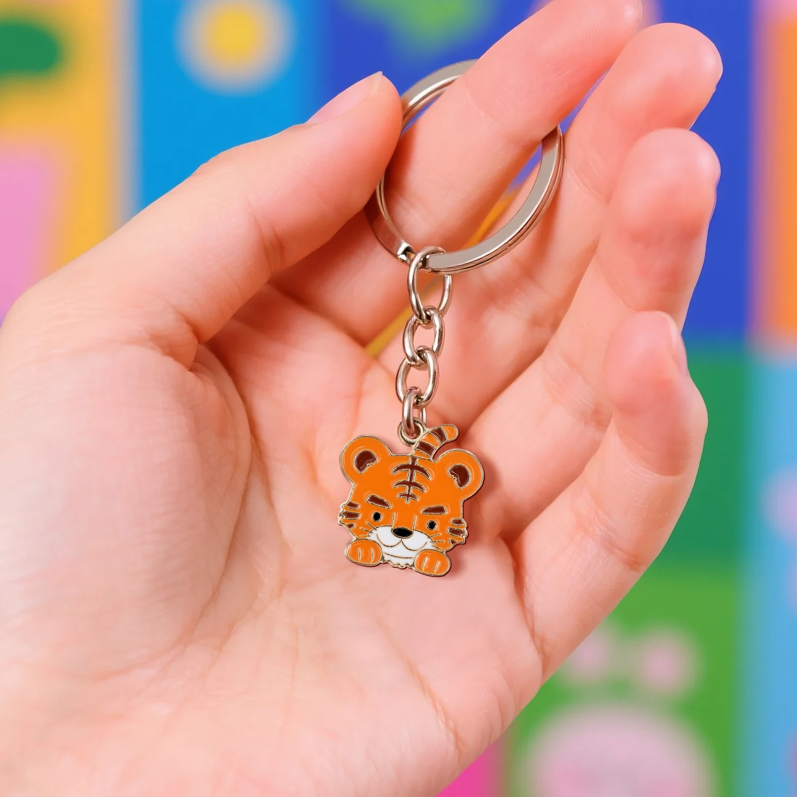 

10 Pcs Alloy Jewelry Accessories Tiger Pendants Charm Tigers Head Charms Cute Making