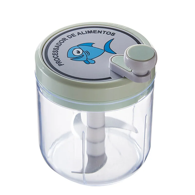 ABKR-야채 및 과일용 수동 쵸퍼 양파 고추 쵸퍼 풀러 블렌더 마늘 분쇄기 주방 가제트