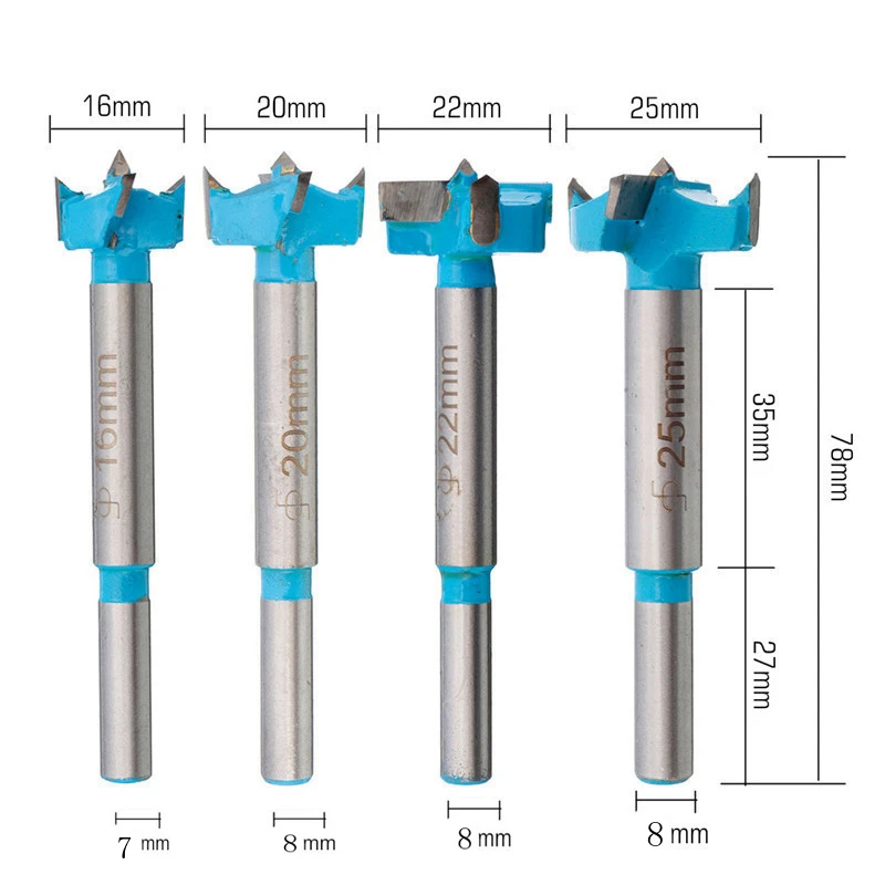 Frez roboczy 16mm 20mm 22mm 25mm frez przyrząd do cięcia drewna narzędzie do drewna wiertło centrujące do wiercenia w drewnie