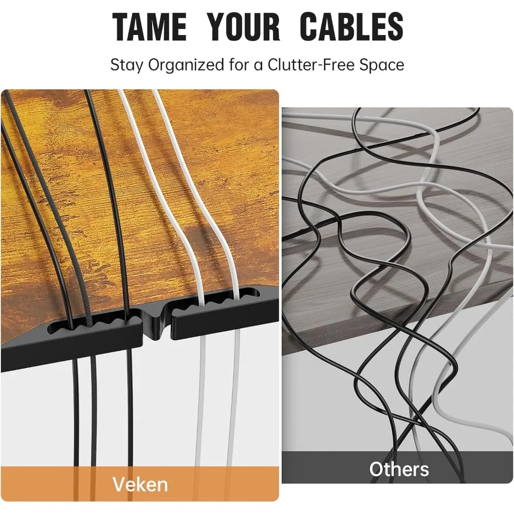 مكتب كهربائي قابل للتعديل بارتفاع 63 بوصة، الجلوس على سطح المكتب الخشبي، طاولة كمبيوتر المكتب المنزلي للكمبيوتر الشخصي، محطة عمل مريحة