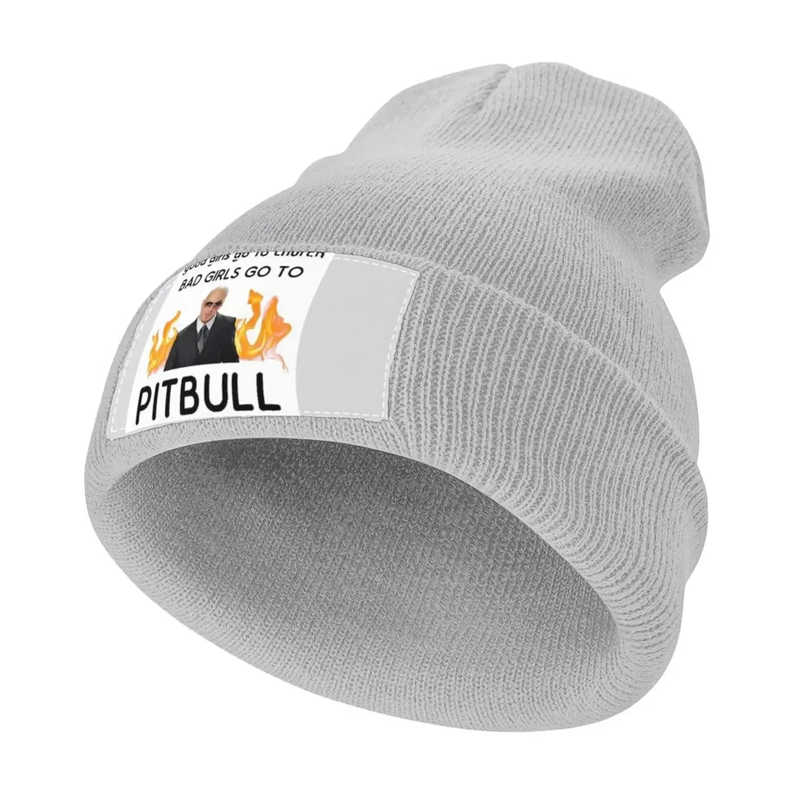 

good girls go to church bad girls go to Pitbull Knitted Hat Sun Hat For Children Anime Women's Hats Men's