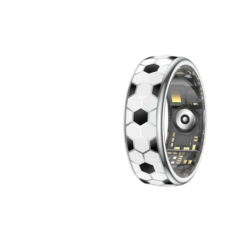 Smart Ring Bluetooth Vibration Call Reminder Blood Oxygen Heart Rate Monitor Fitness Tracker Wearable Device for Men Women