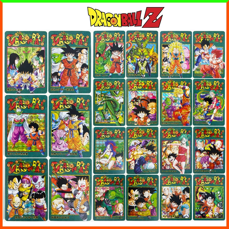 

Anime Dragon Ball DIY ACG Majin Buu Piccolo Cell Chi Chi Bulma Mai Vegeta Son Gohan Collectible Card Toys for Boys Birthday Gift