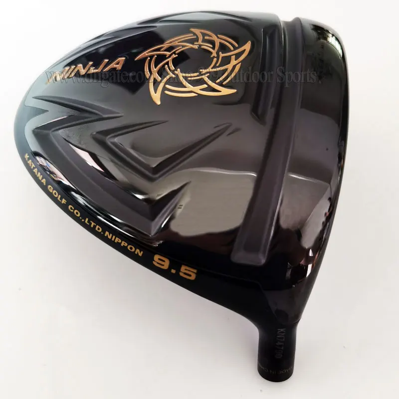 Palos de Golf de madera dorados NINJA para hombres, cabezas o eje seleccionables para diestros, Hi-COR Driver, 9,5 o 10,5 Loft