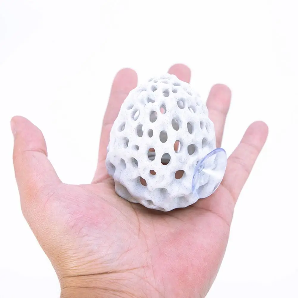 ثلاثية الأبعاد الروبيان يختفي لحوض السمك الروبيان خزان الأسماك إخفاء الكهف للأسماك الصغيرة مسامية مستقرة حوض السمك مقلد حجر المرجان المسامي I2R6 #1