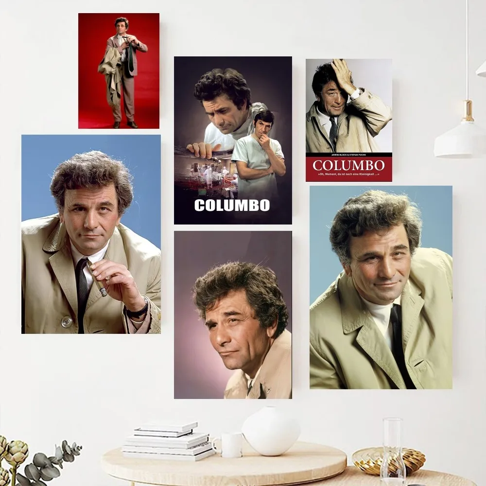 Movie Columbo Poster Paintings on The Wall Picture for Living Room Interior Painting Room Decoration