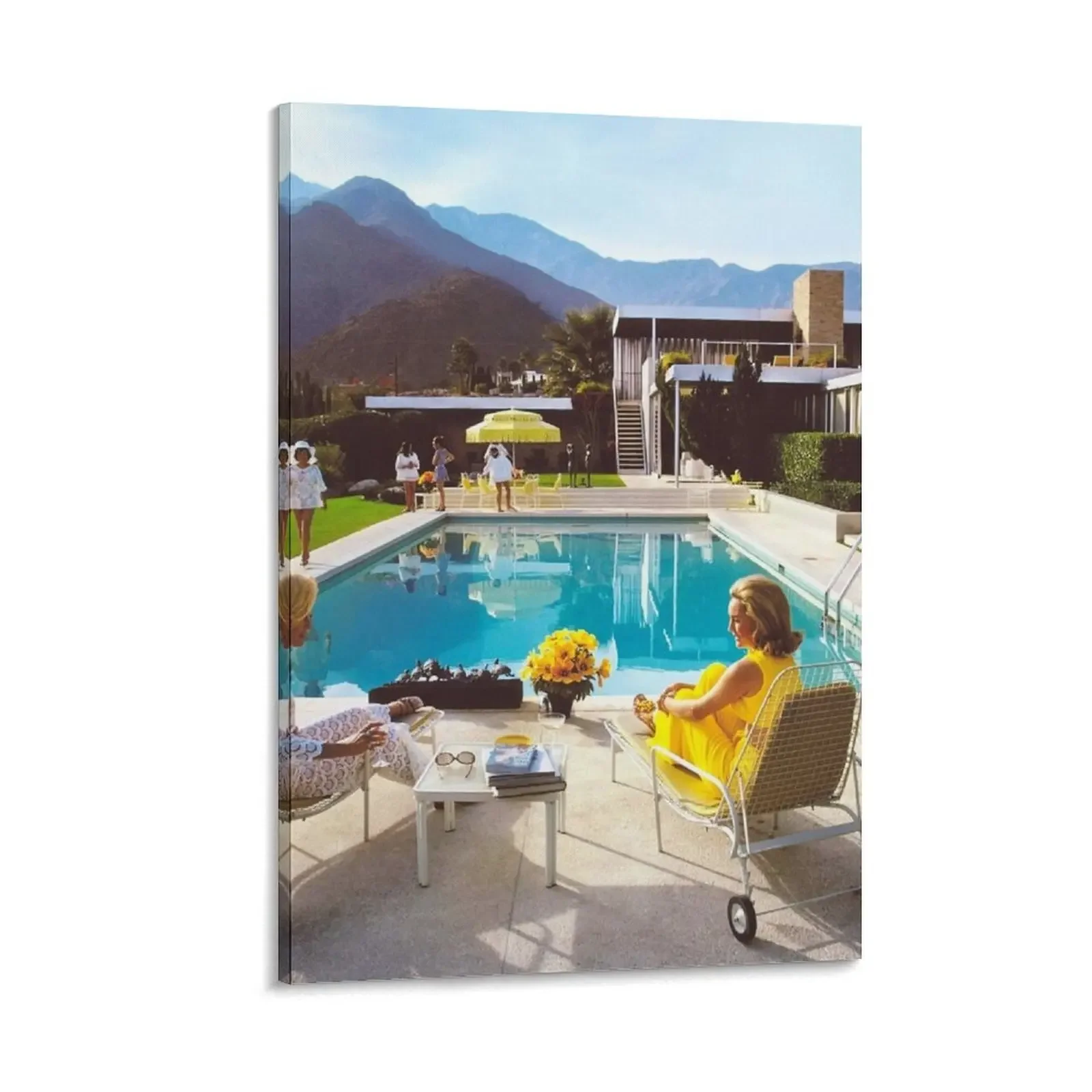 

poolside glamour Canvas Painting posters art mural living room decoration bedroom decor