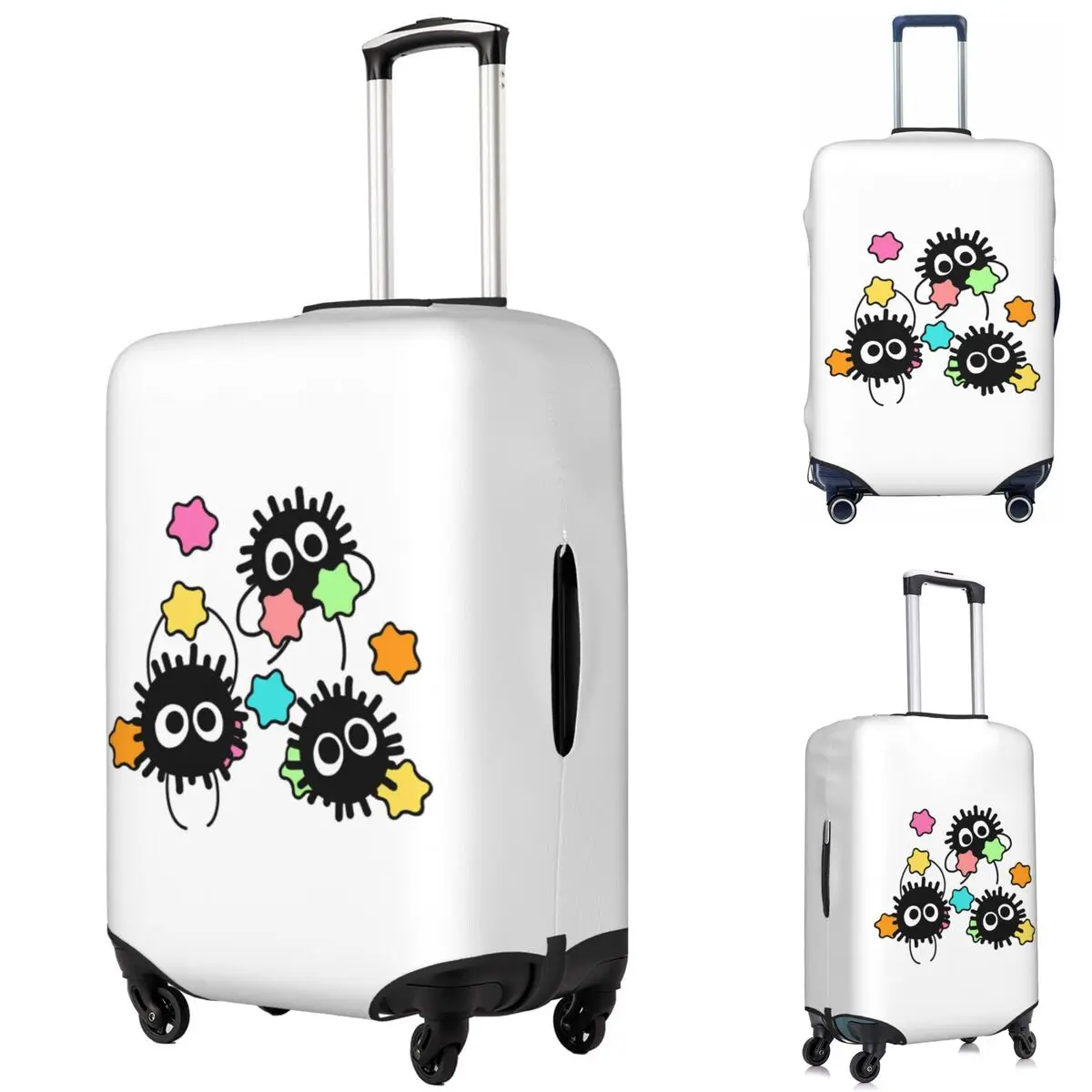 

Soot Studio Ghibli Suitcase Cover Protection Elastic Travel Luggage Protector Covers for 18-32 Inch