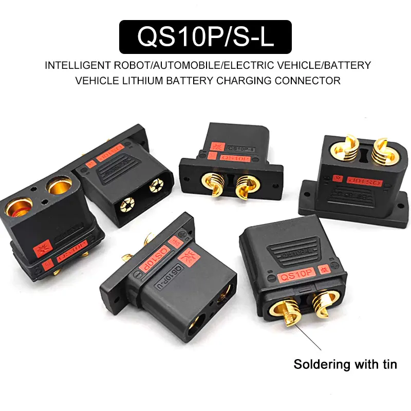 QS10P-S/L/U Electric Vehicle Battery Conversion Plug 210A High Current Drone Model Connector Male Female New Energy Sockets