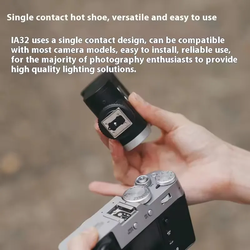 New Godox iA32 Camera Flash iFIash Mini Retro Mirrorless Camera Flashlight 6200K CCT Custom Flash For Canon Fuji Nikon Sony