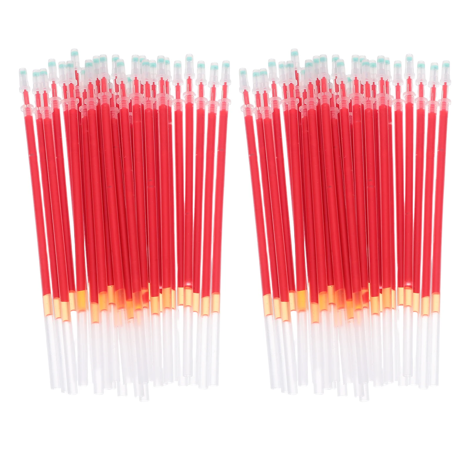 

300 шт. красные стержни для гелевых ручек 0,5 мм с тонким наконечником для гладкого письма, офисные и деловые сменные стержни для гелевых ручек